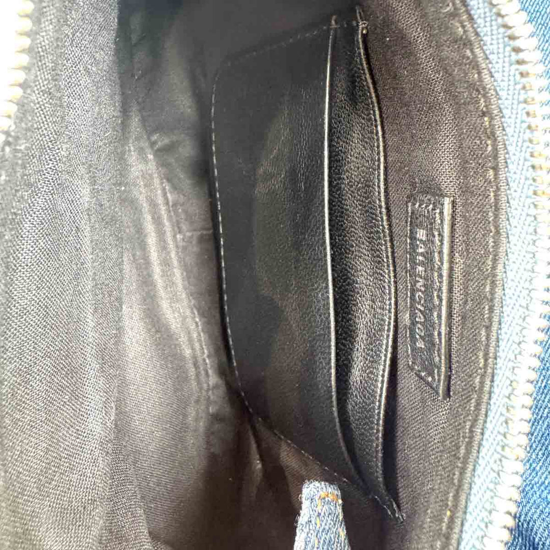 Balenciaga Le Cagole Mini Denim Bag