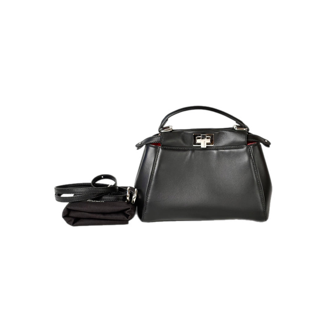 Fendi Peekaboo Mini Black/Red Bag