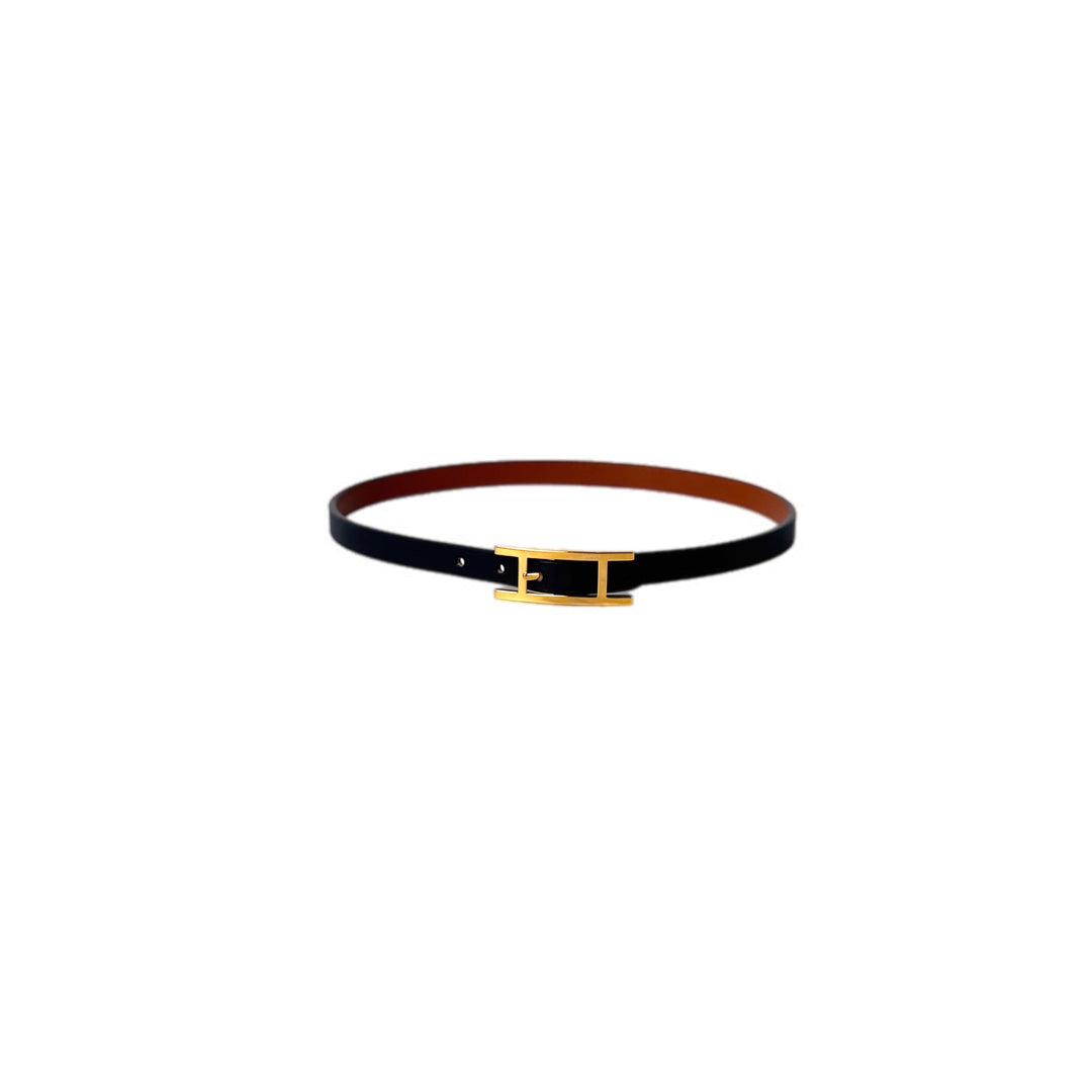 Hermes black bracelet S