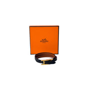 Hermes black bracelet S