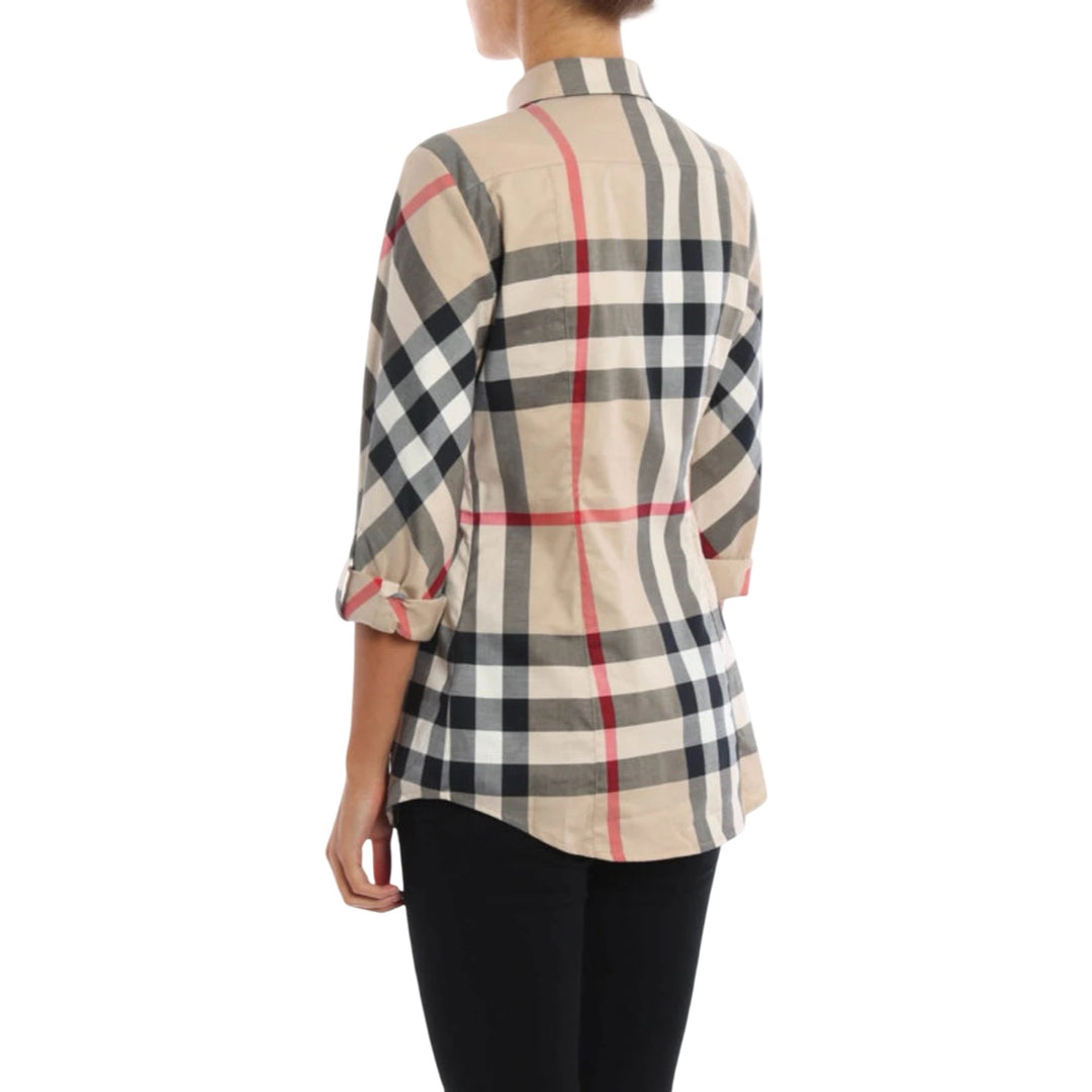Burberry Cotton Check shirt with Classic  #LG