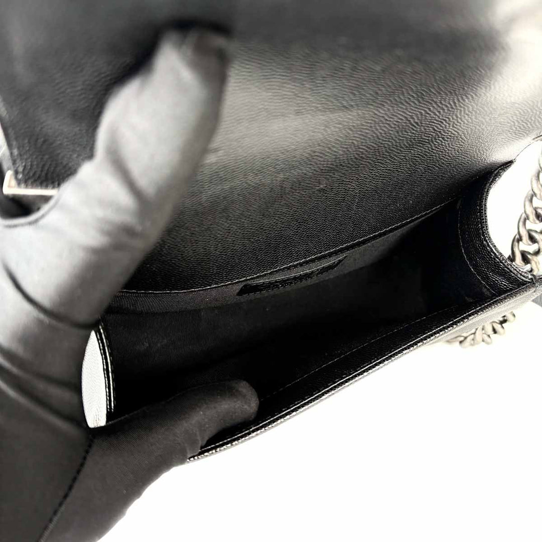 Chanel Leboy  Small Bag Black Caviar Silver