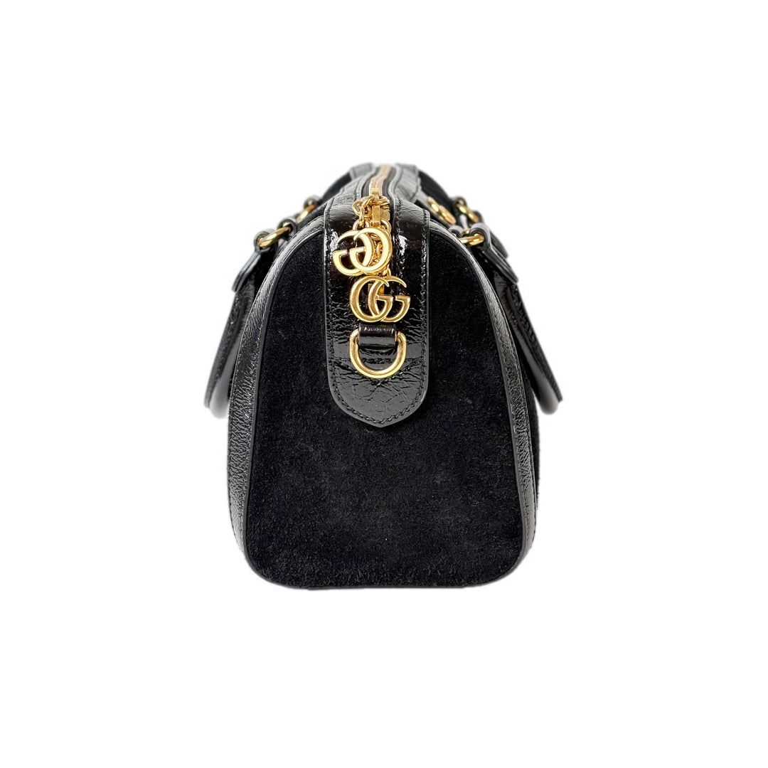 Gucci GG Medium Ophidia Suede Shoulder Bag