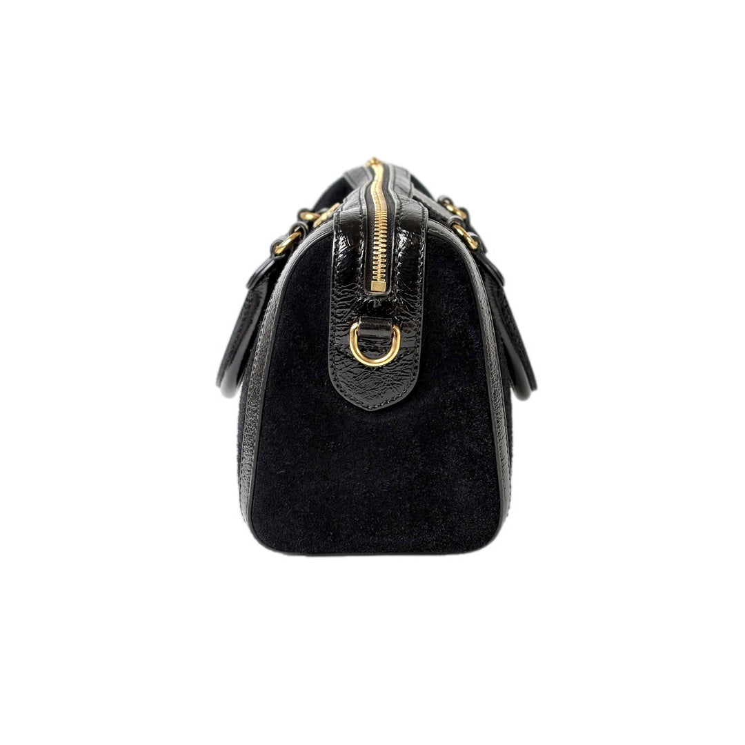 Gucci GG Medium Ophidia Suede Shoulder Bag