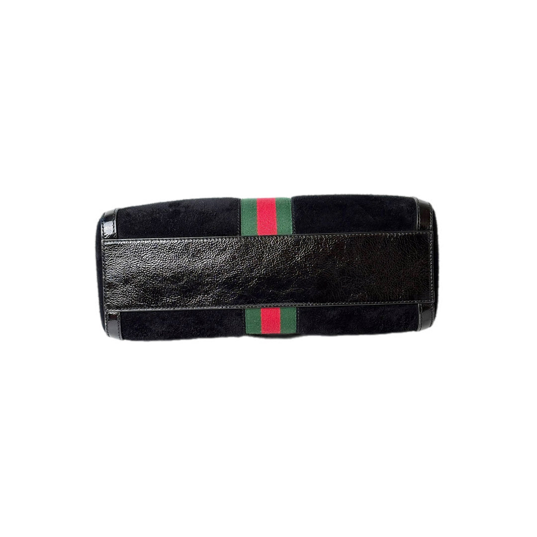 Gucci GG Medium Ophidia Suede Shoulder Bag