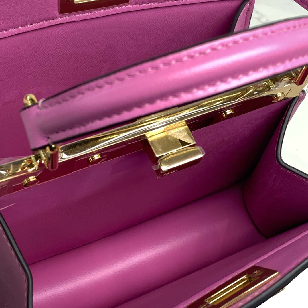 Fendi Mini Peekaboo Pink Bag