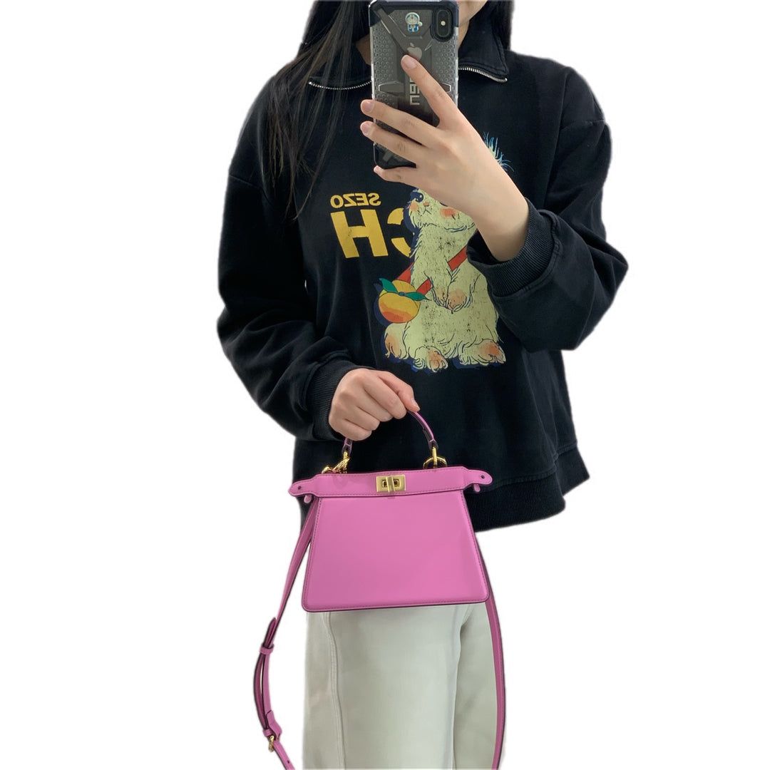 Fendi Mini Peekaboo Pink Bag