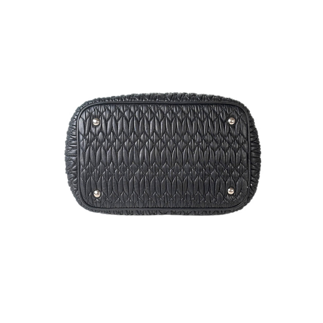 Miumiu Black Crystal Tote