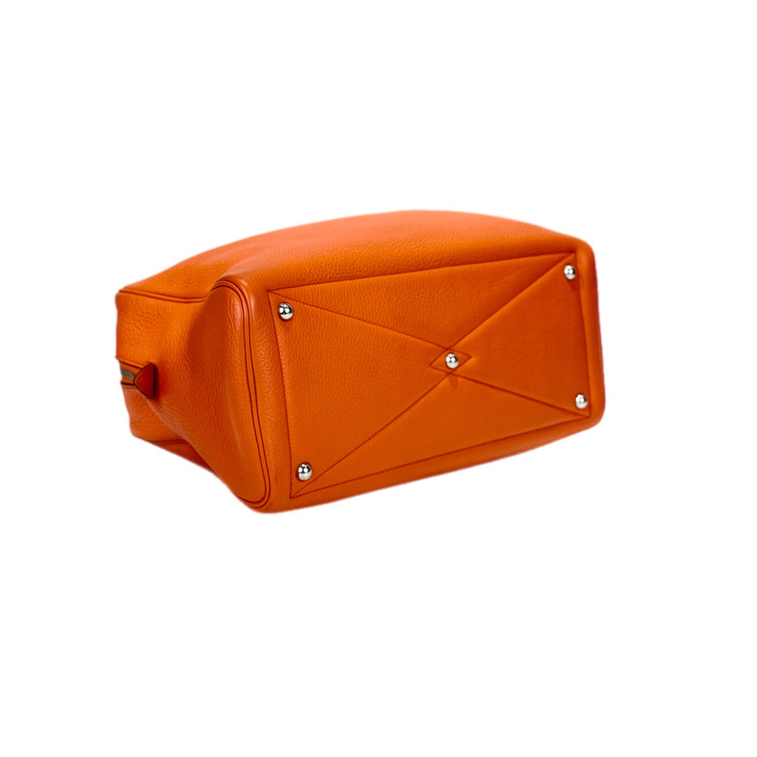 Hermes Orange Victoria Bag