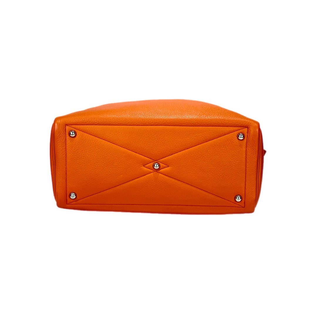 Hermes Orange Victoria Bag