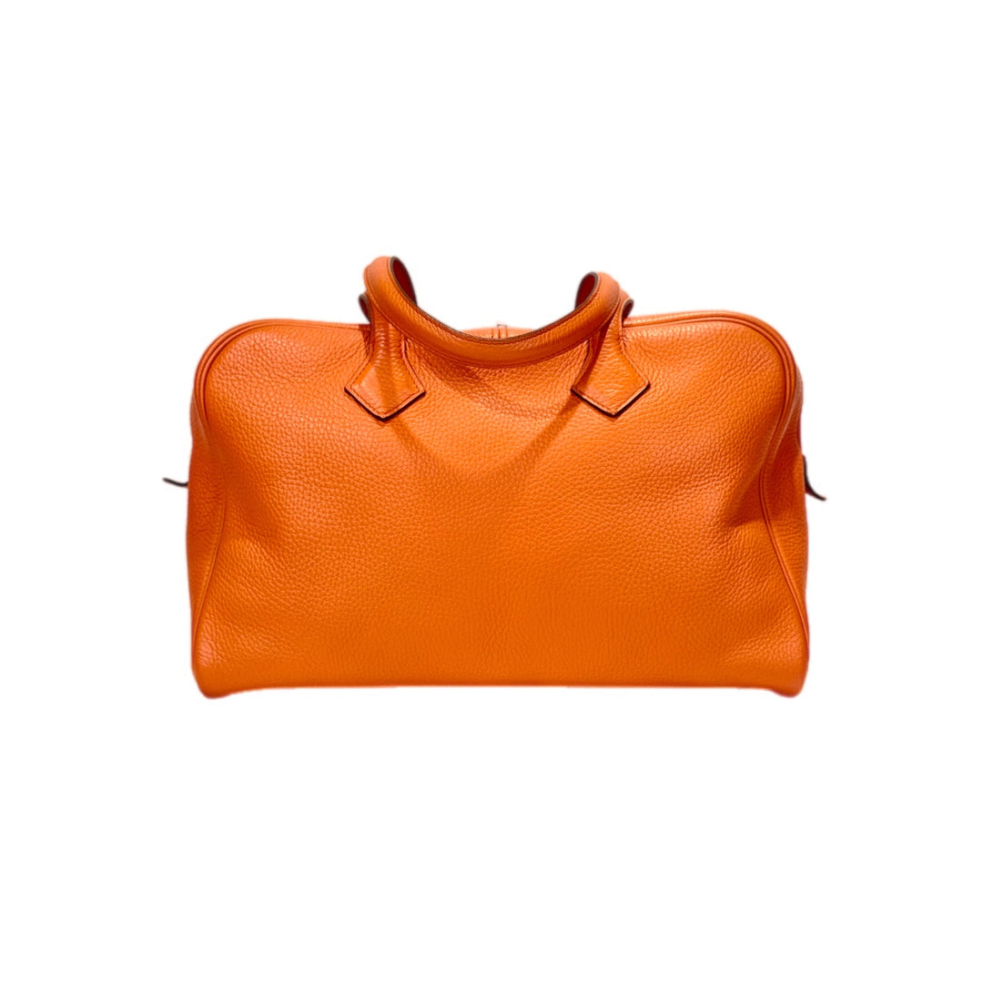 Hermes Orange Victoria Bag