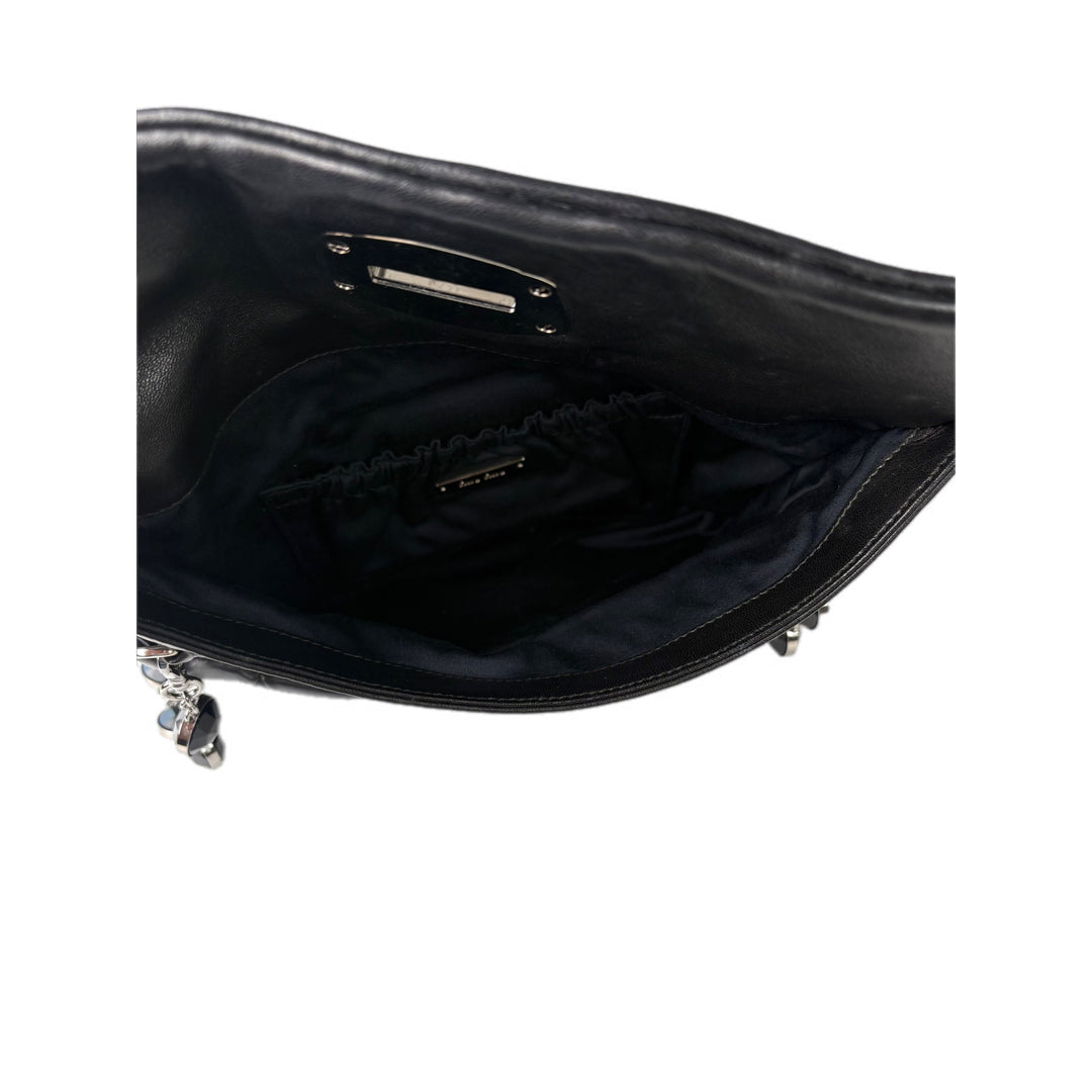 Miumiu Black Crystal Hobo Bag