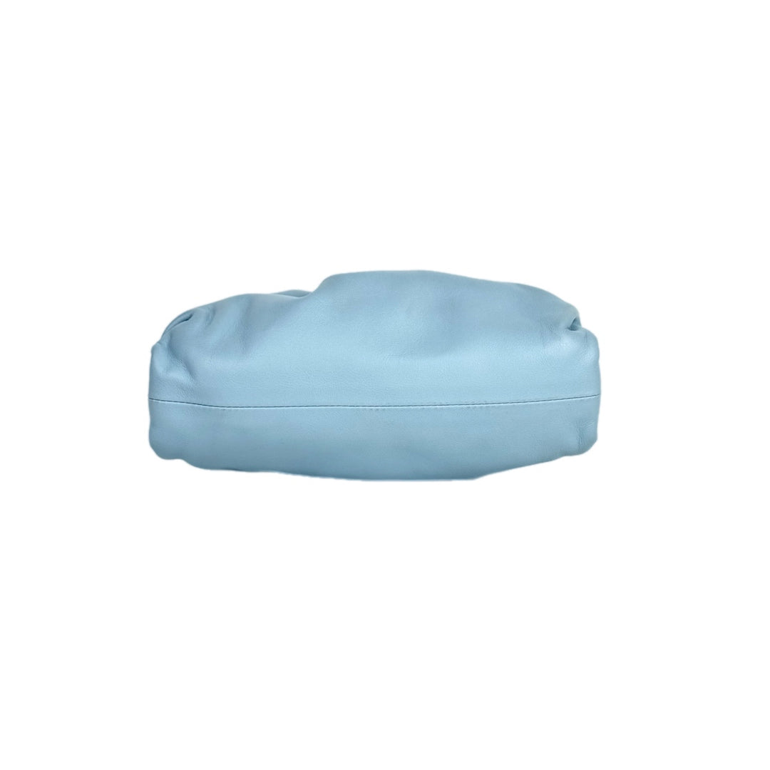 Bottega Veneta Blue Mini The Pouch Bag