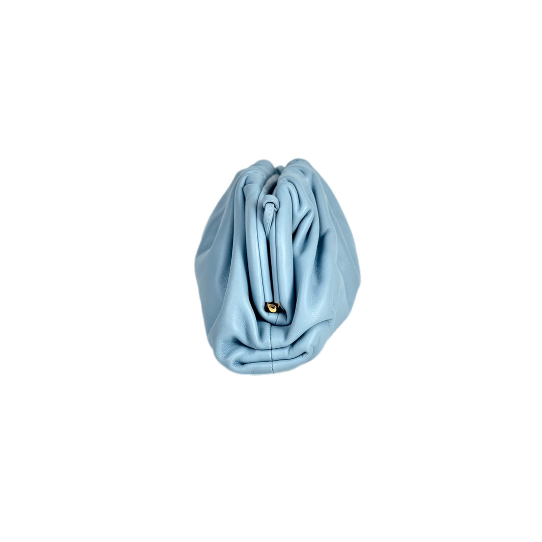 Bottega Veneta Blue Mini The Pouch Bag