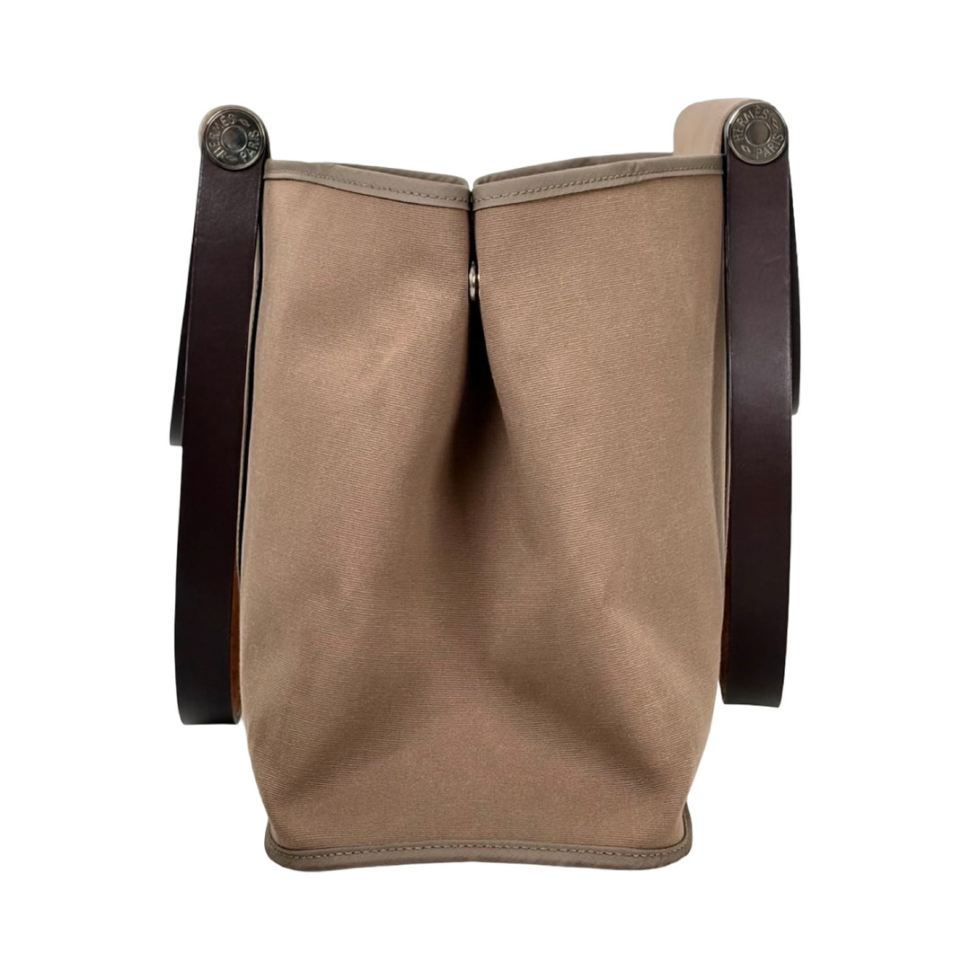 Hermes Etoupe Cabal Canvas Bag