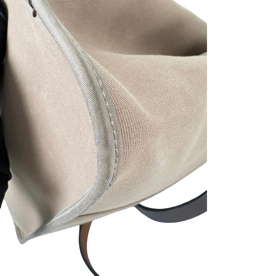 Hermes Etoupe Cabal Canvas Bag