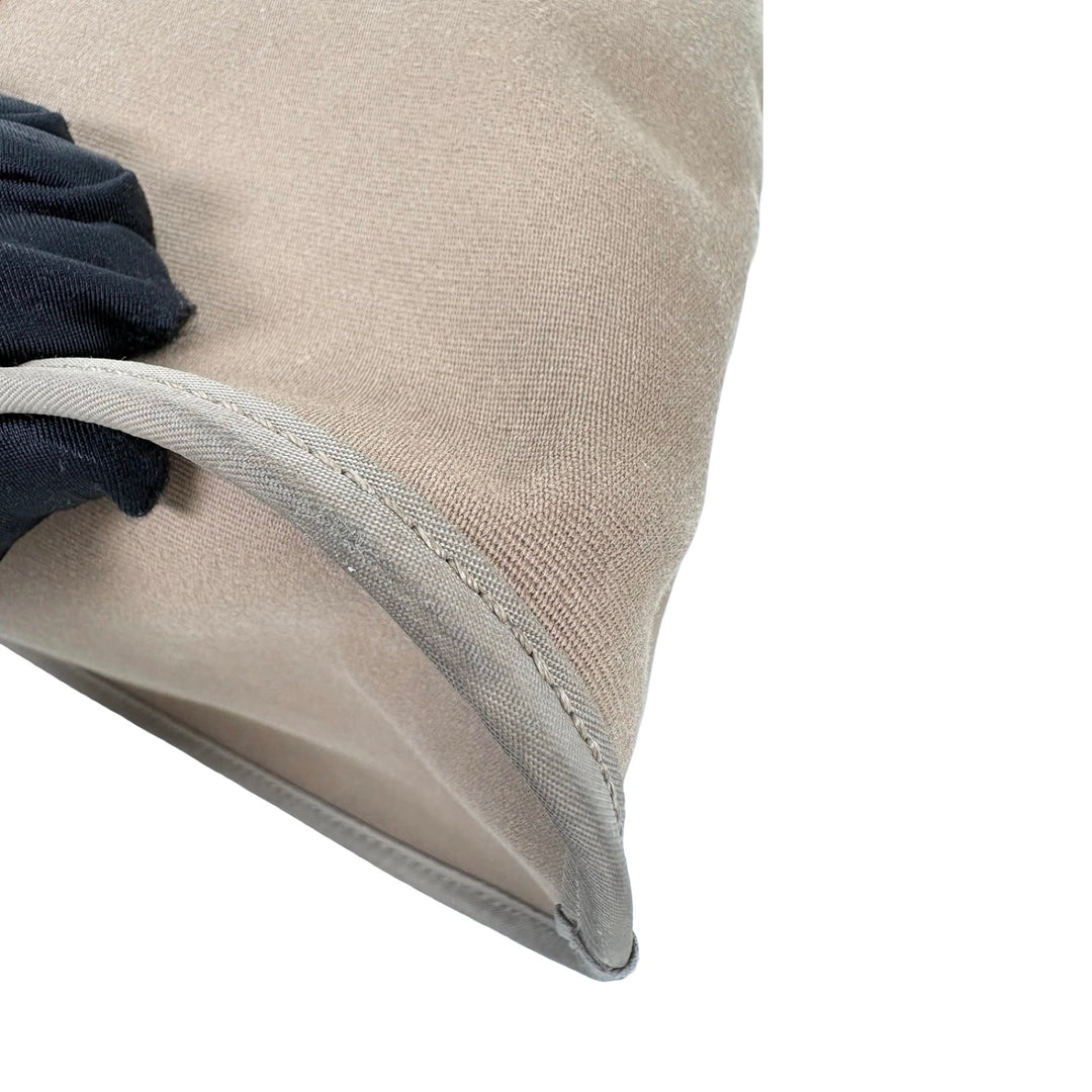 Hermes Etoupe Cabal Canvas Bag