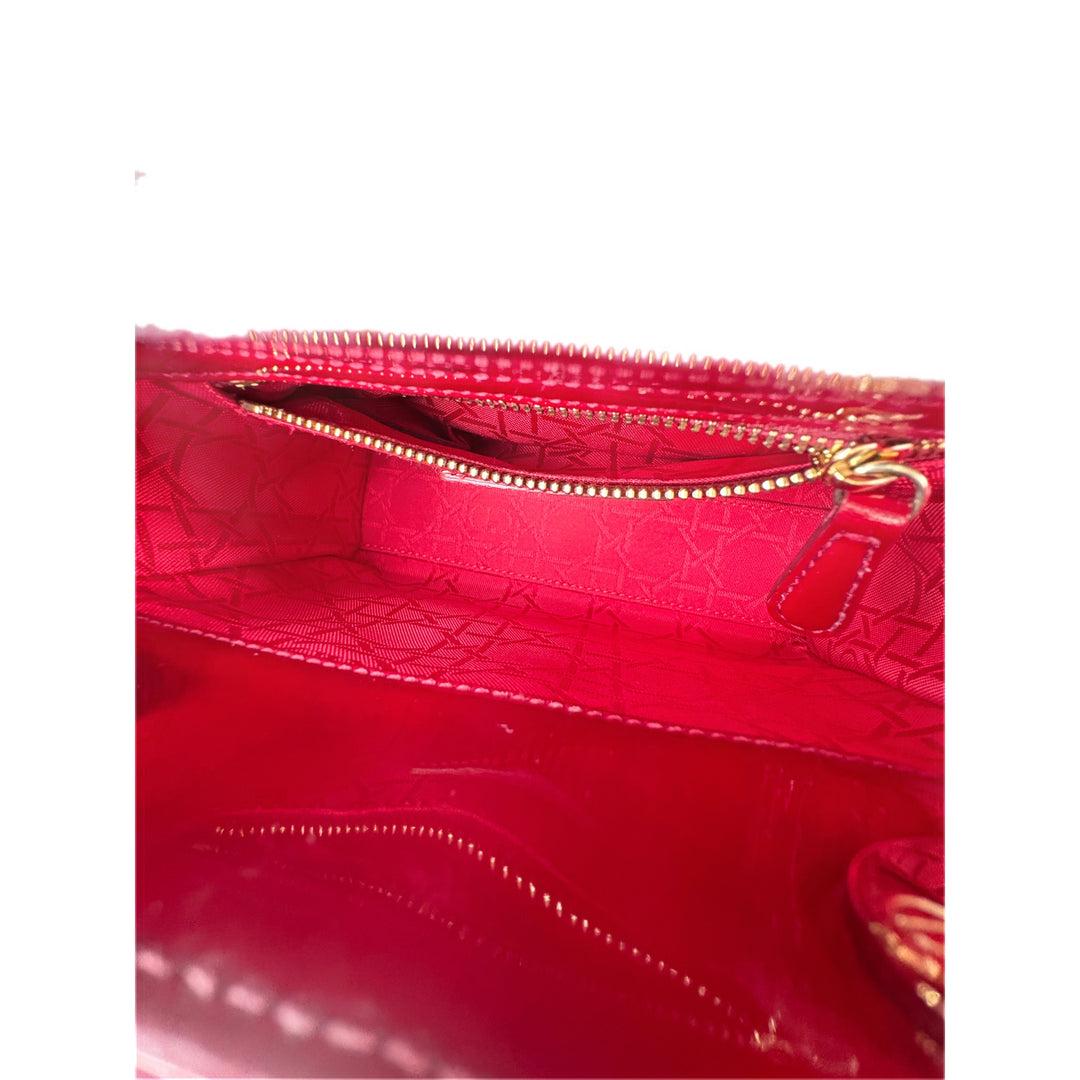 Dior Red  Lady Dior Mini Bag