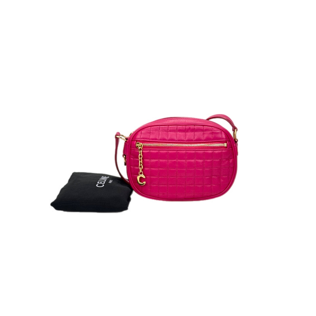 Celine Hot Pink Camera Bag
