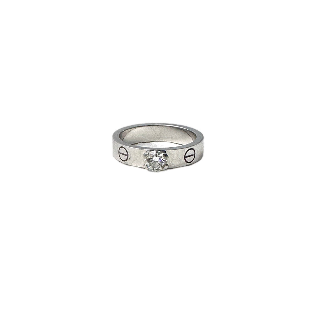 Cartier Love Solitaire Ring D0.23ct #46