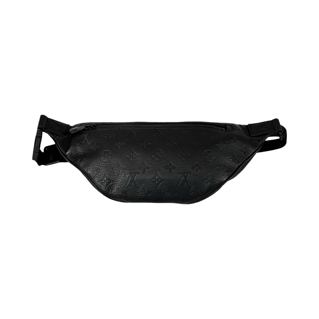 Louis Vuitton Discovery Bumbag PM Black Monogram Shadow Leather