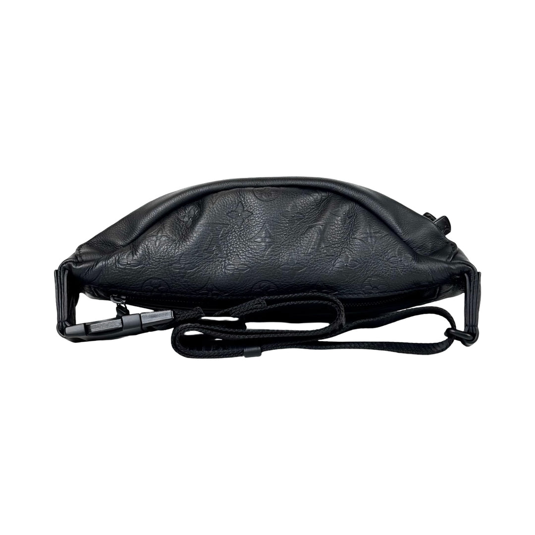 Louis Vuitton Discovery Bumbag PM Black Monogram Shadow Leather