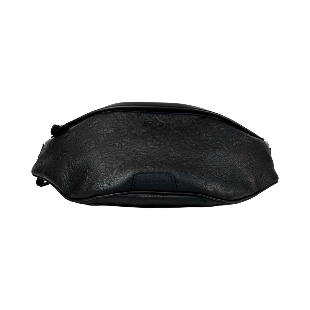 Louis Vuitton Discovery Bumbag PM Black Monogram Shadow Leather
