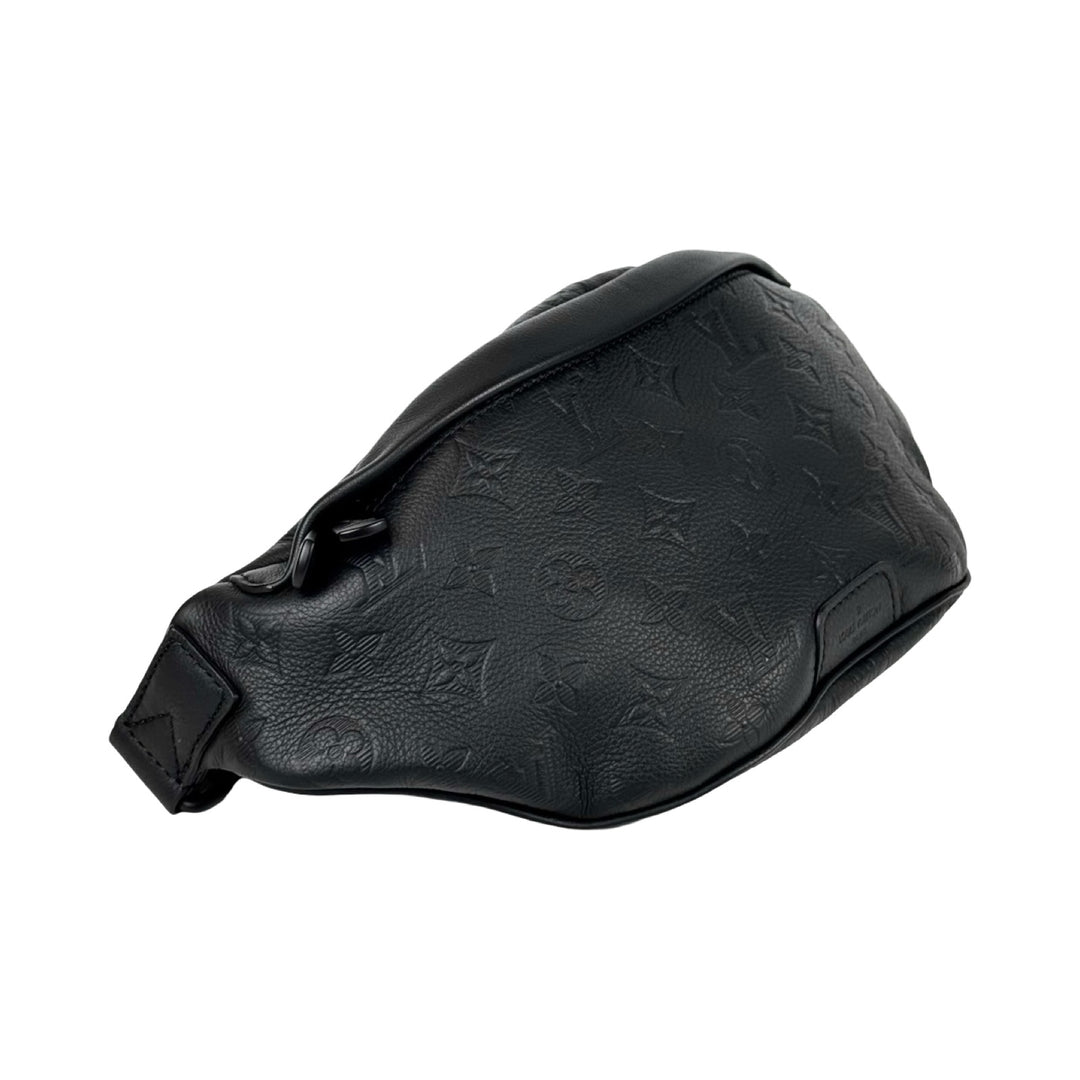 Louis Vuitton Discovery Bumbag PM Black Monogram Shadow Leather