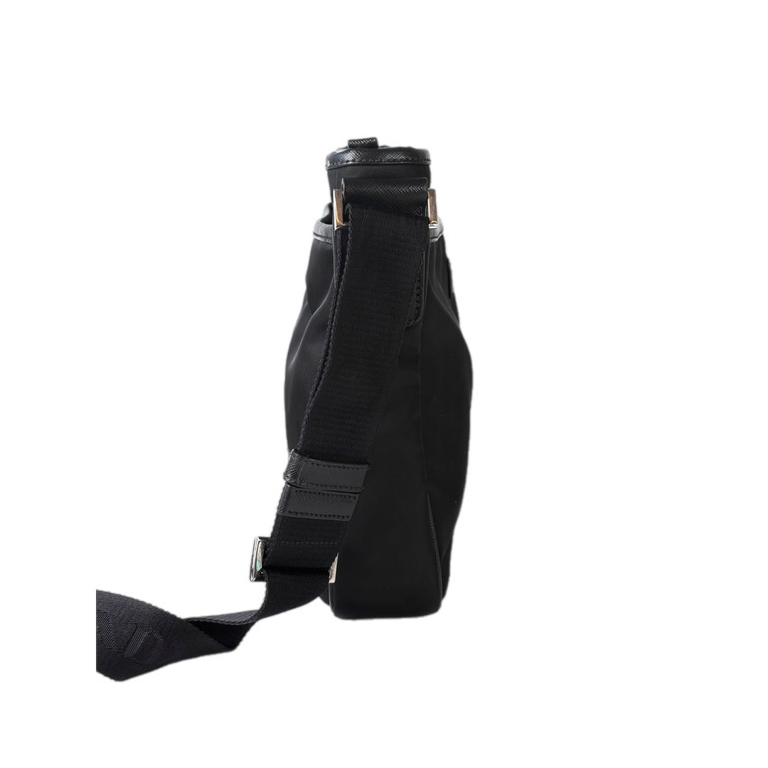 Prada Black Nylon Messenger Bag