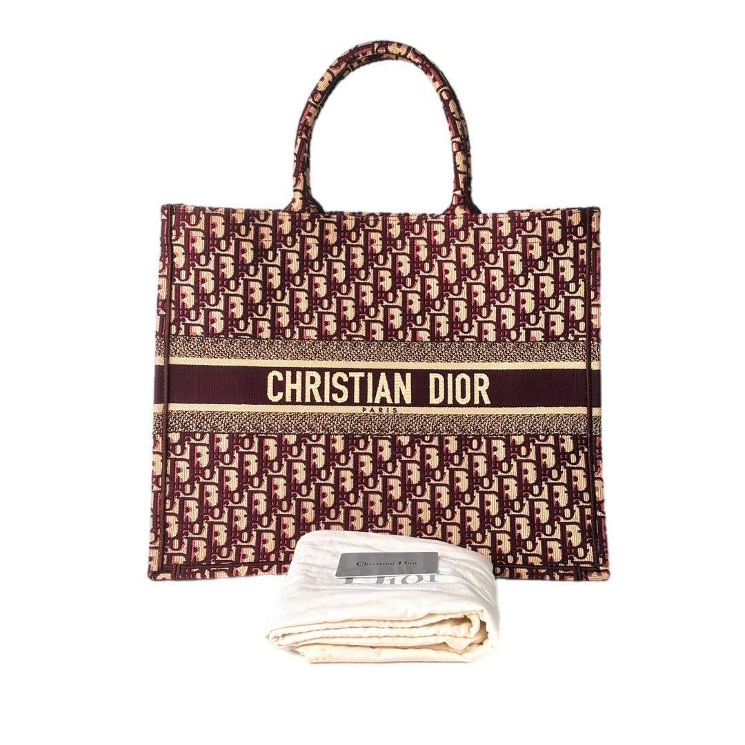 Dior Red Book Tote Bag GM