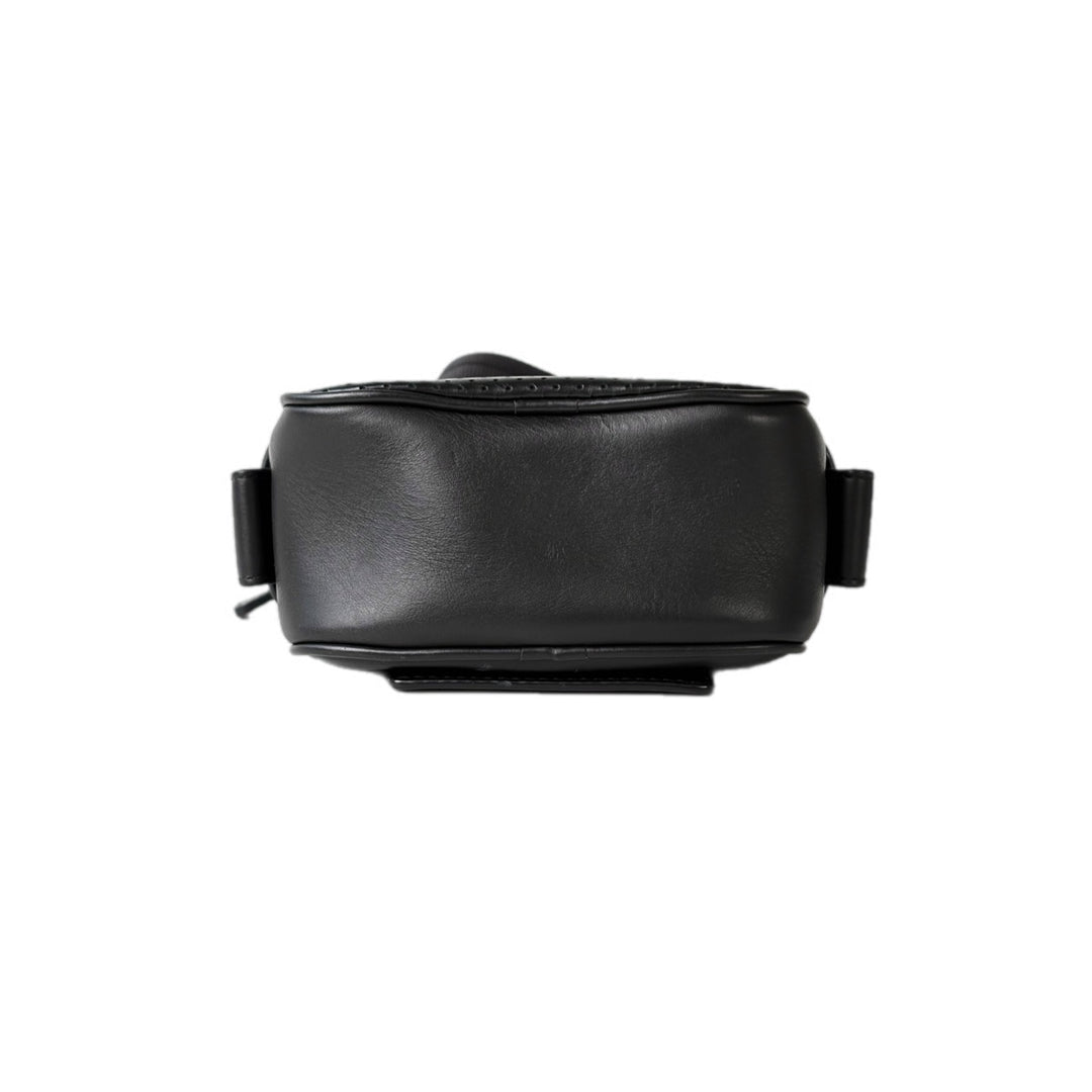 Bottega Veneta Black Leather Pochette Shoulder Bag
