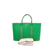 Hermes Garden Party 30cm Canvas Green