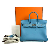 Hermes Birkin 25 Togo D2 New Bleu Jean - Jiaxyk