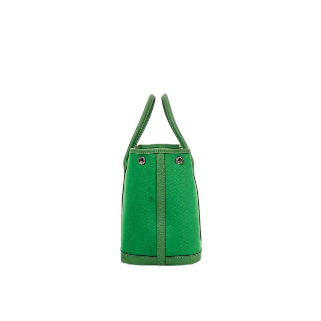 Hermes Garden Party 30cm Canvas Green