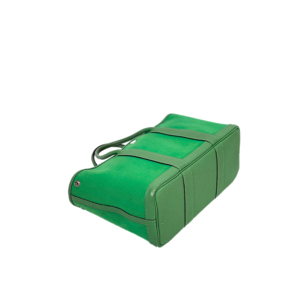 Hermes Garden Party 30cm Canvas Green
