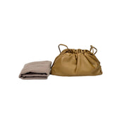 Bottega Veneta Yellow Mini Brown Pouch Bag