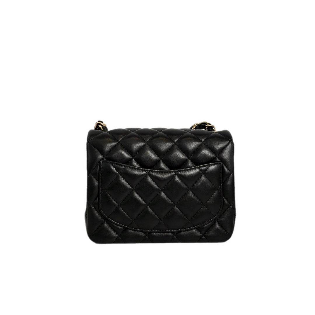 Chanel Classic Flap Mini Square Black Bag