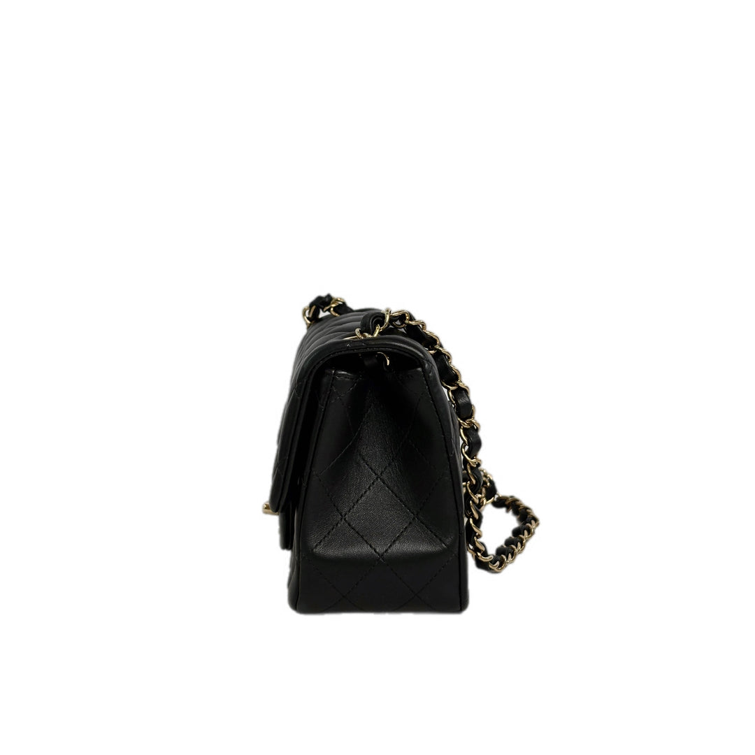 Chanel Classic Flap Mini Square Black Bag