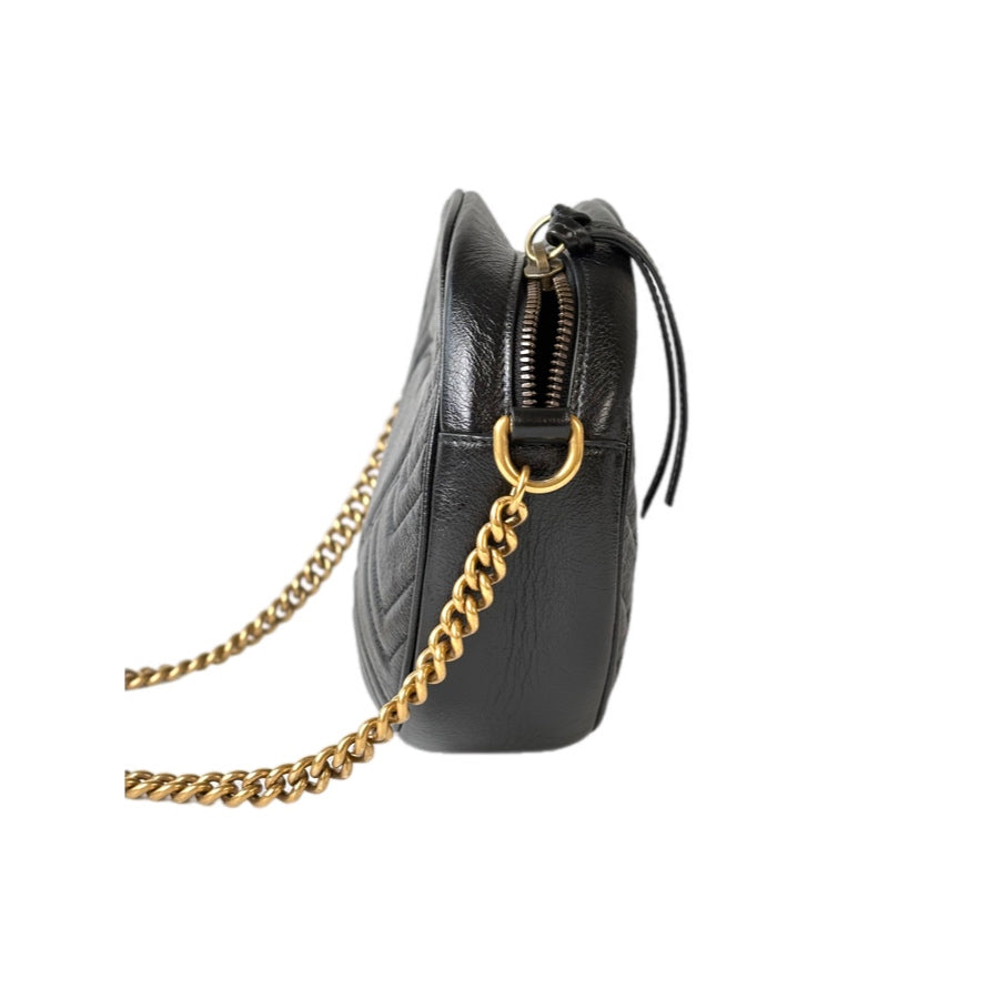 Gucci GG Marmont  Round Chain Shoulder Bag