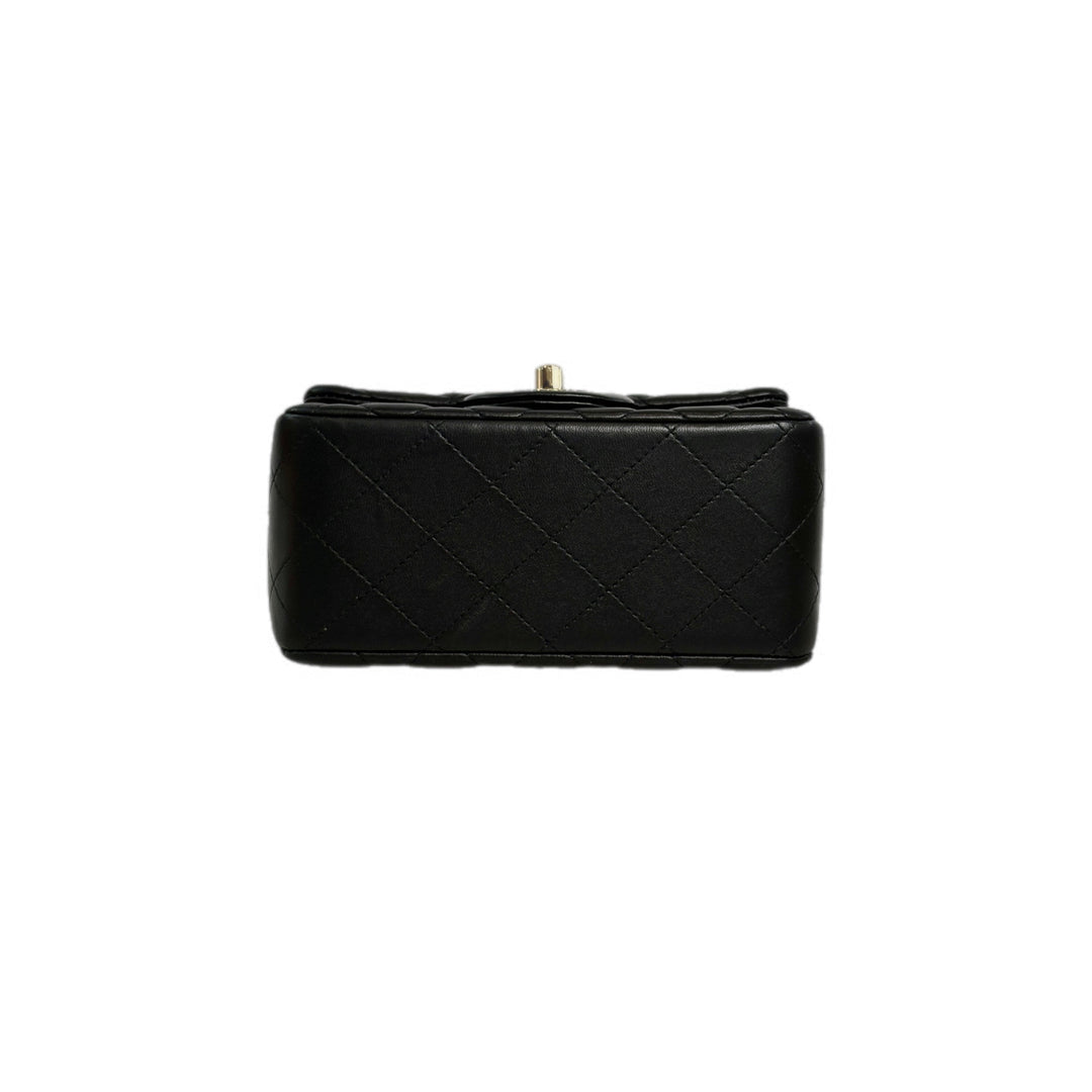 Chanel Classic Flap Mini Square Black Bag