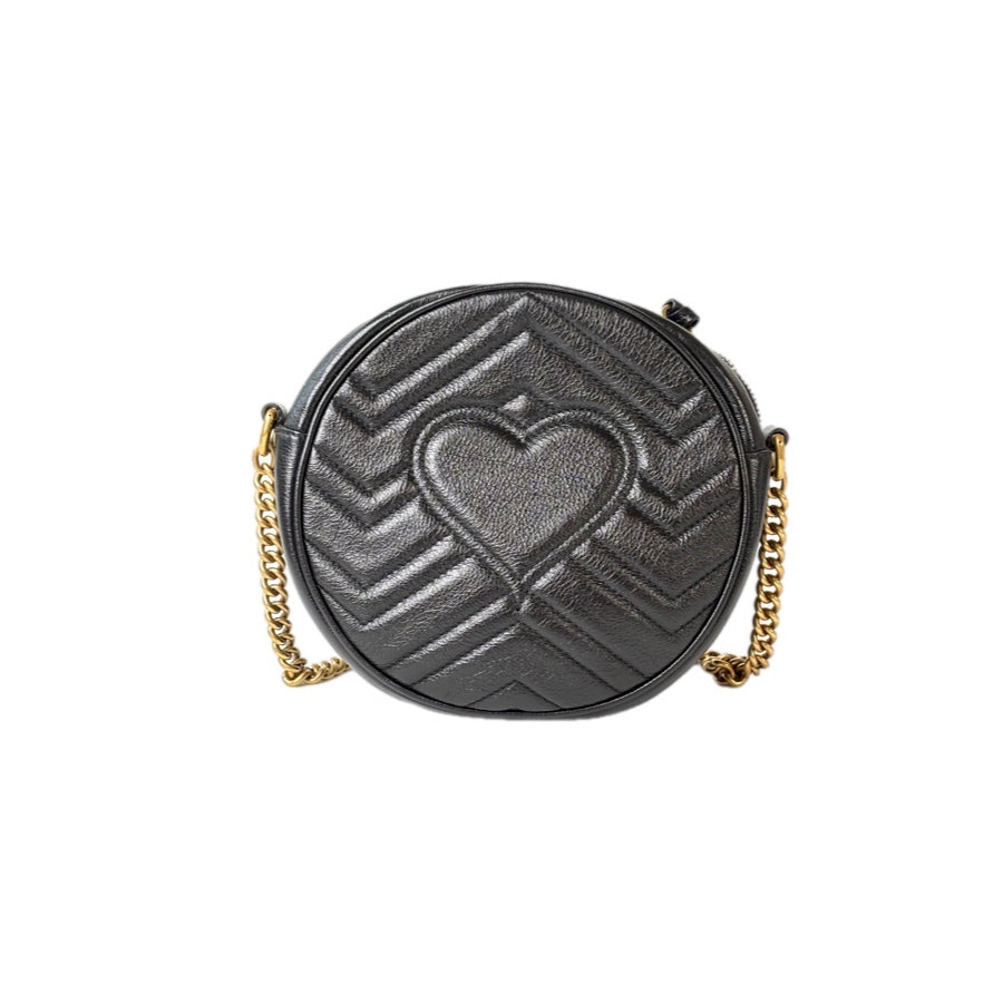 Gucci GG Marmont  Round Chain Shoulder Bag