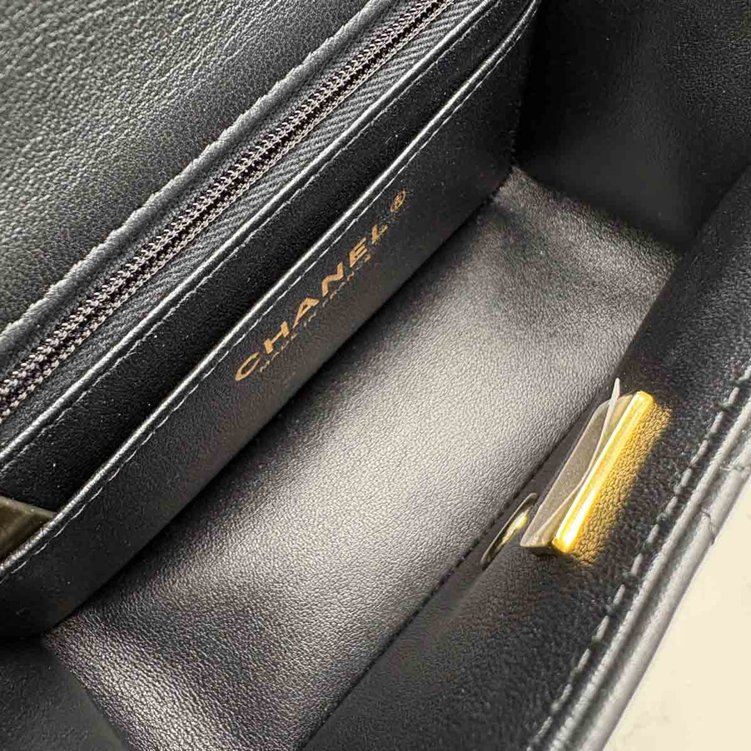 Chanel Classic Flap Mini Square Black Bag