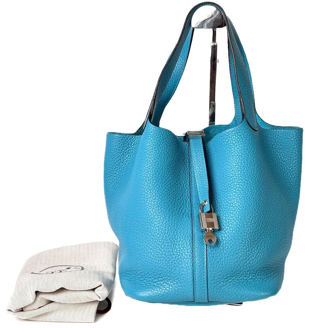 Hermes Picotin 22 Blue TC