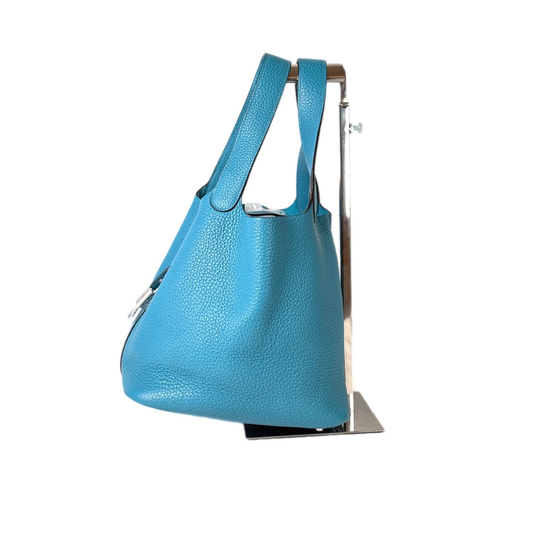 Hermes Picotin 22 Blue TC