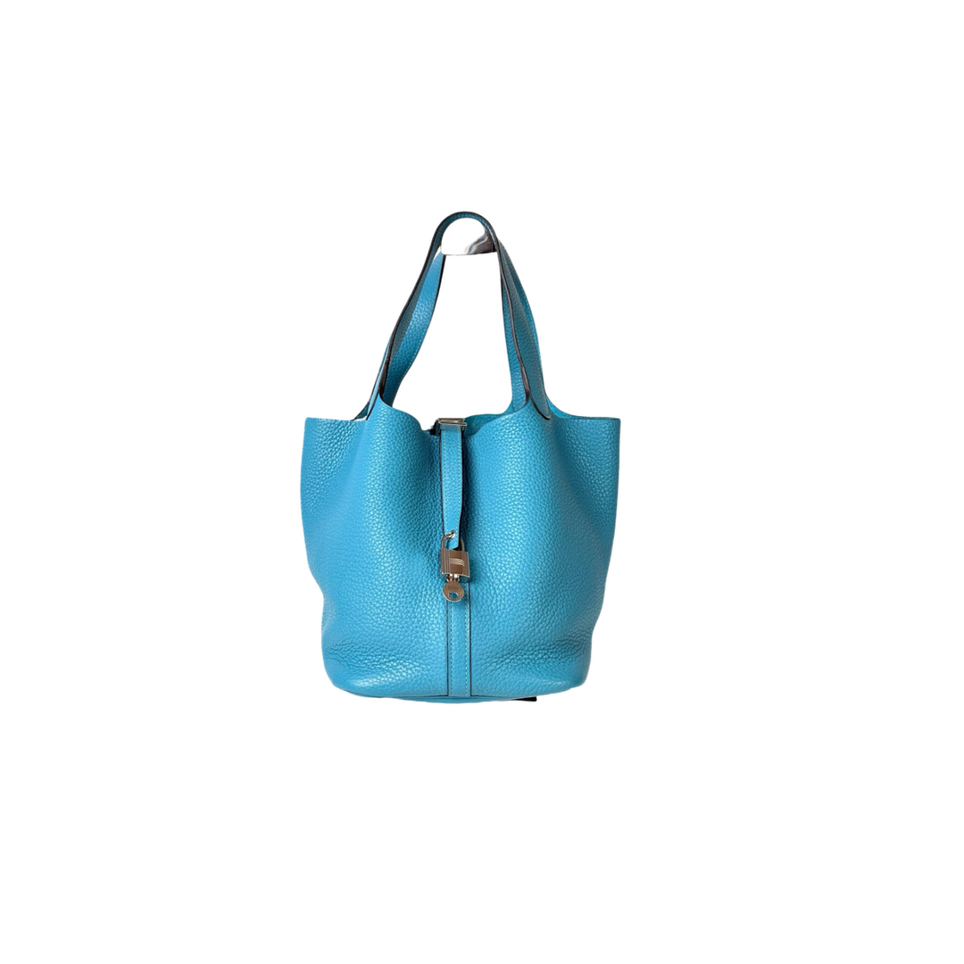 Hermes Picotin 22 Blue TC