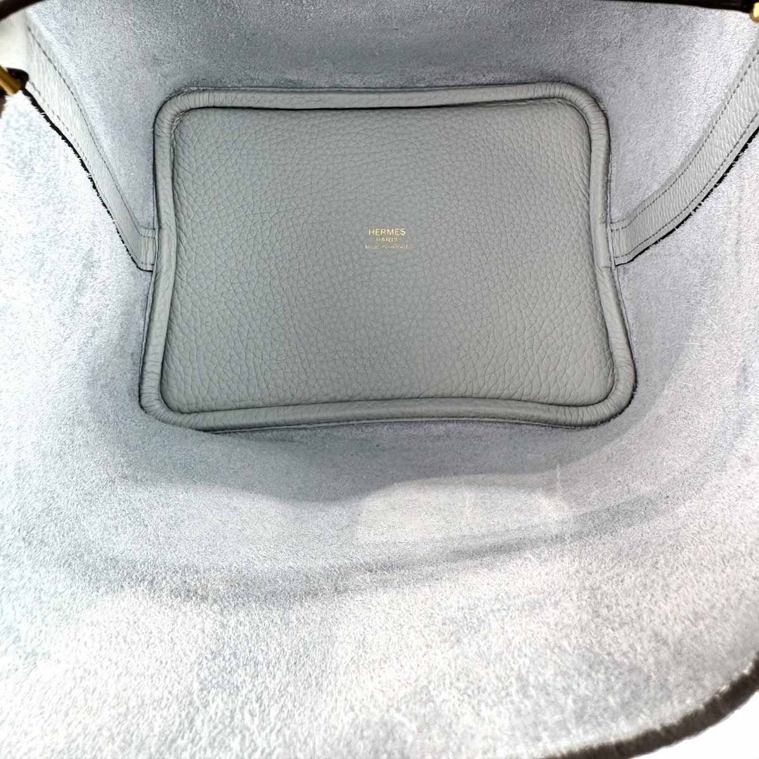 Hermes Picotin 18 Bag TC Blue Pale