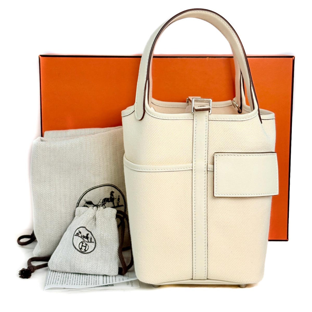 Hermes Picotin 18 Cargo Nata Bag
