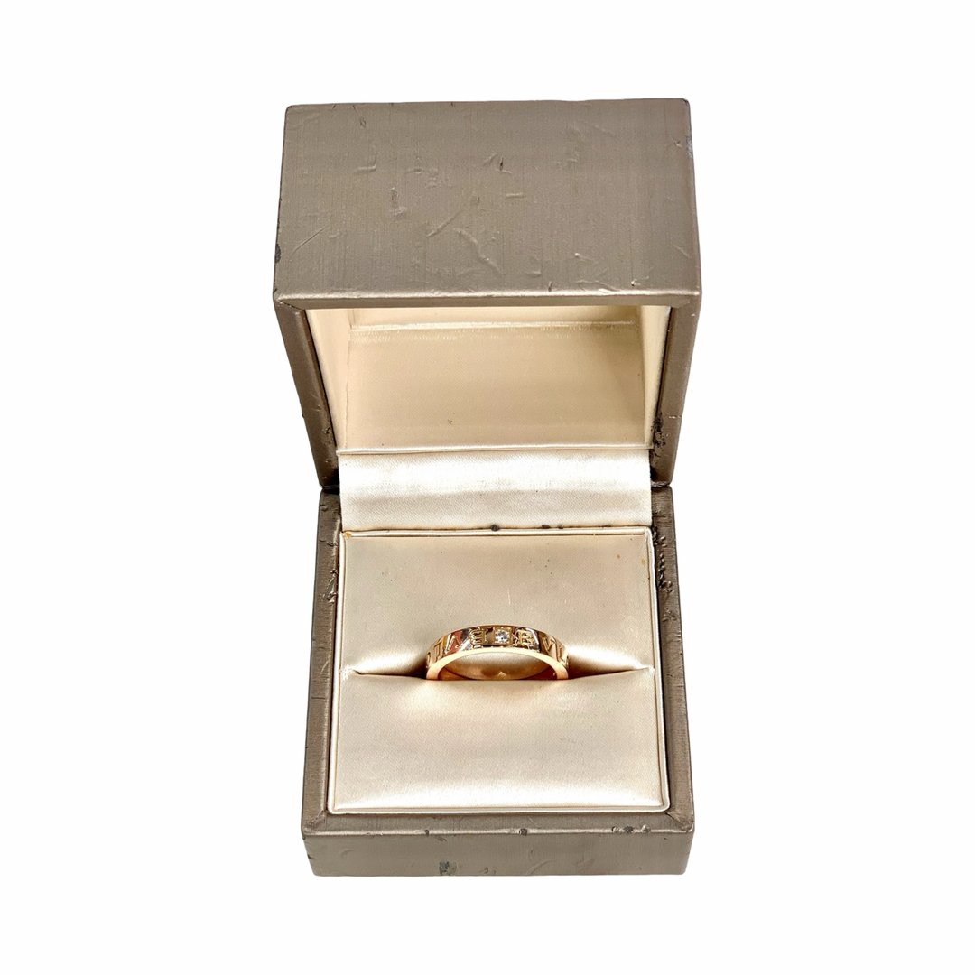Bvlgari B Zero1 Ring 18K RG With Diamond #58