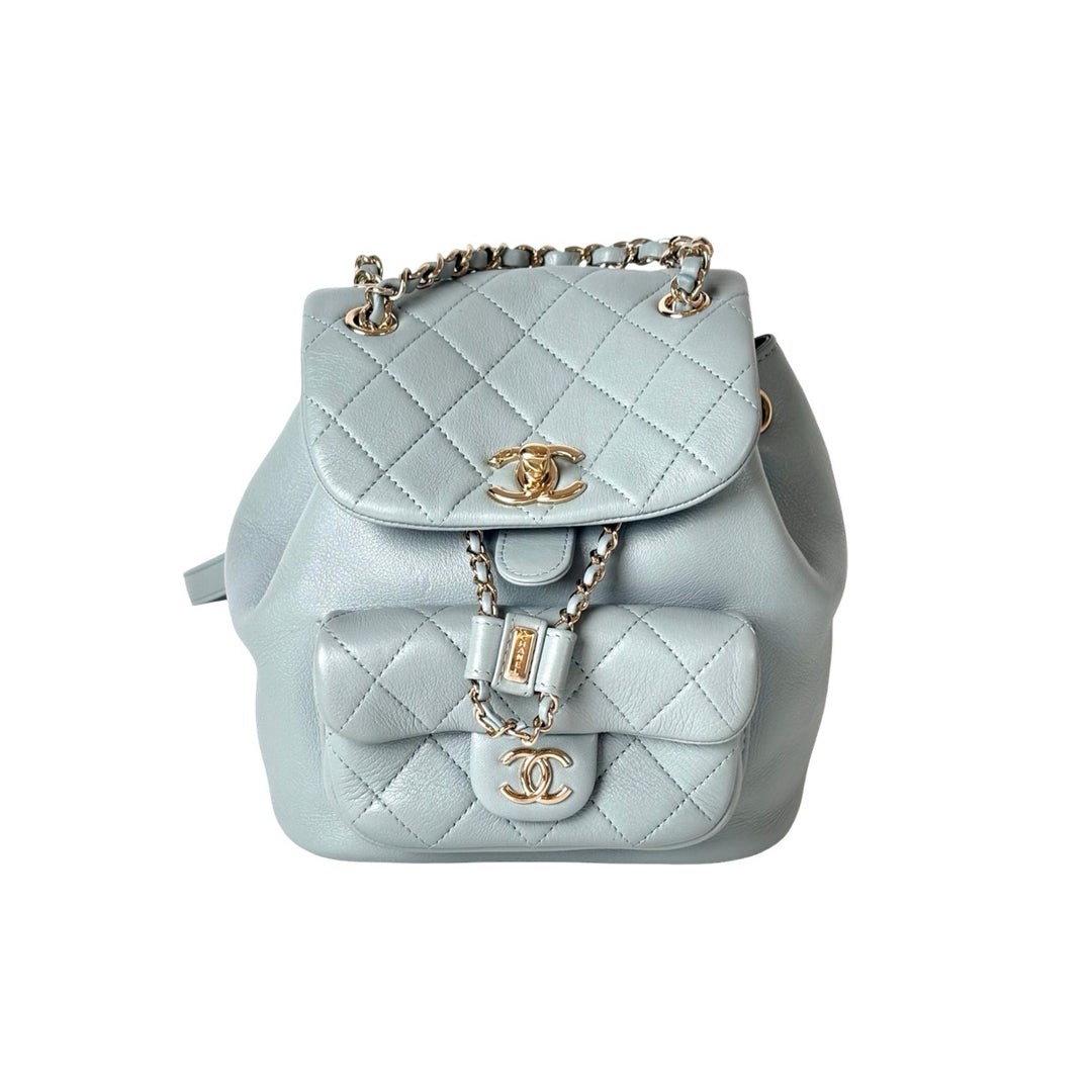 Chanel Duma Backpack Light Blue Bag