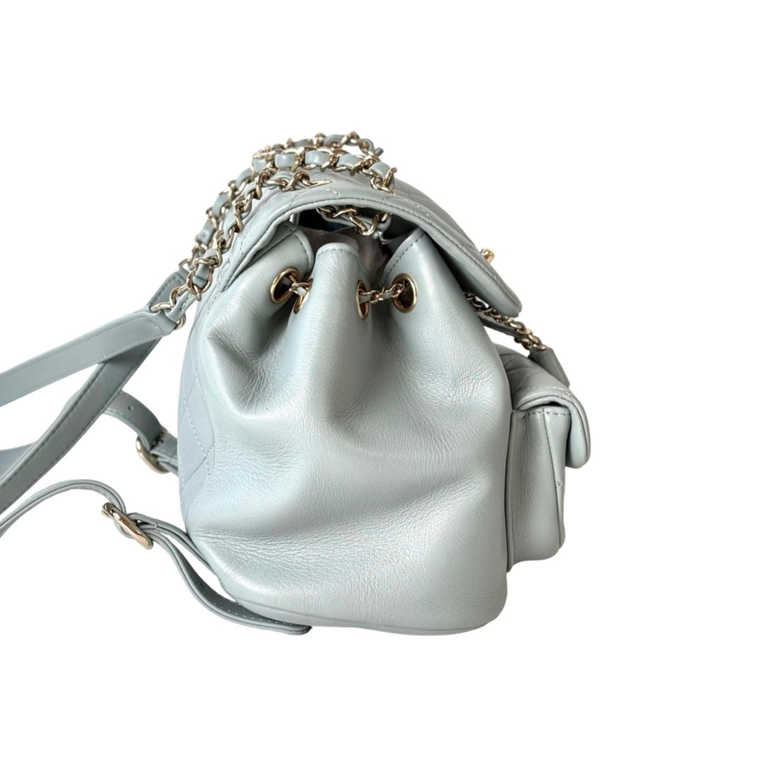Chanel Duma Backpack Light Blue Bag